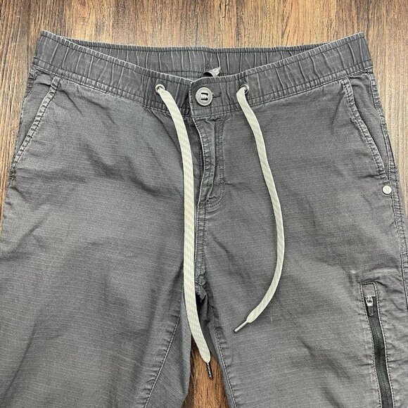 Vuori Ripstop Pant Men Climber Drawstring Hiking Charcoal Dura Terra Size Small - Picture 3 of 10